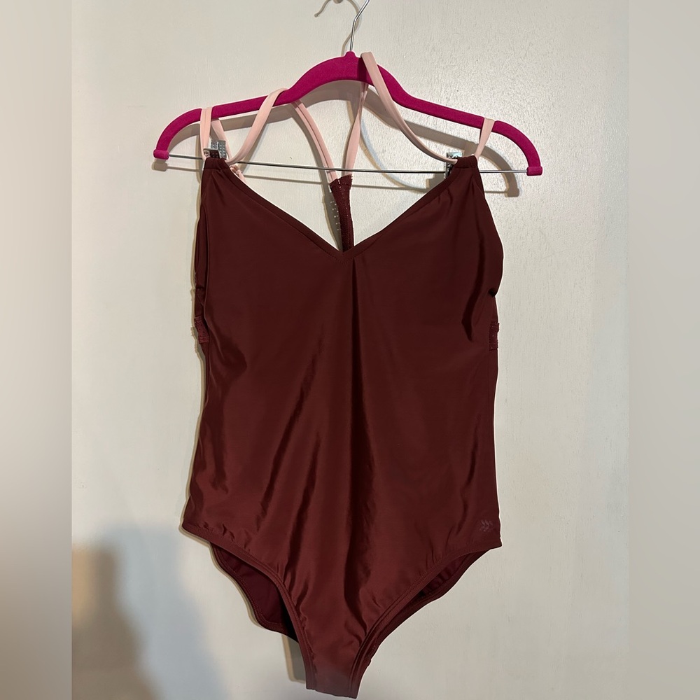 Target Women's One Piece Swimsuit - Brown